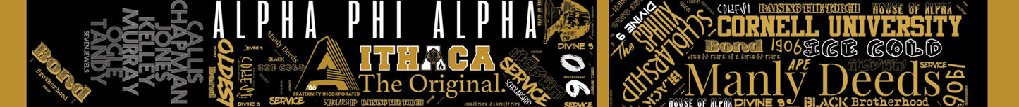 Custom Alpha Phi Alpha Ice Cold Design Bracelet