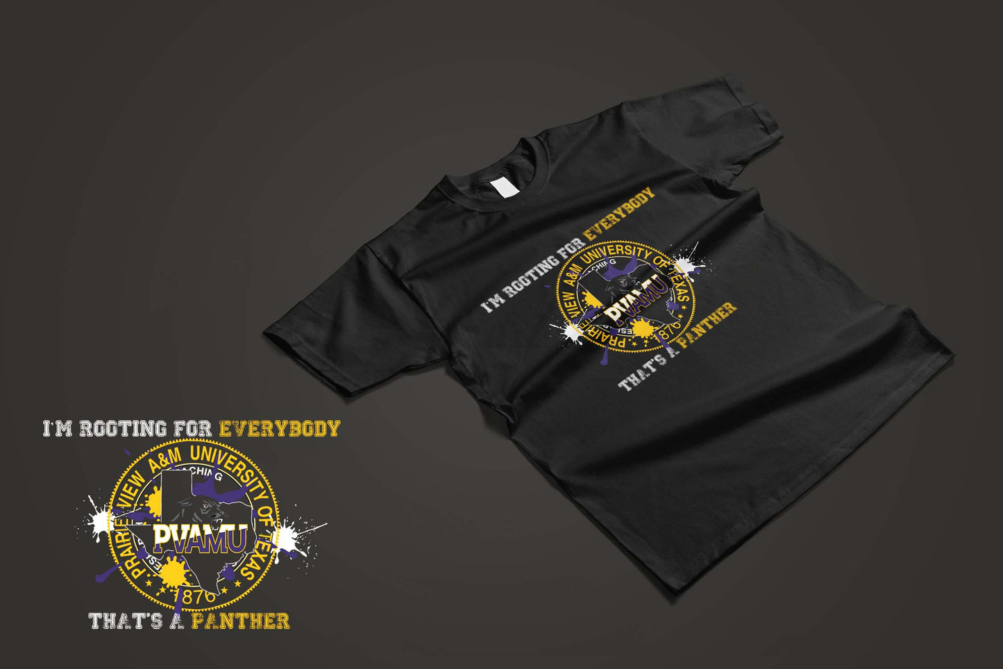 I'm Rooting For Everybody That's A Panther SS Tee/Sweatshirt/Hoodie