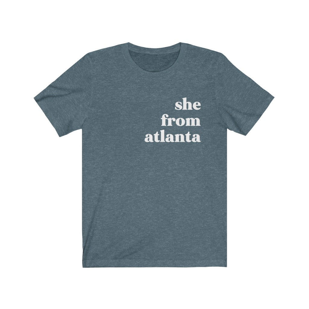 She From Atlanta - Unisex Jersey Short Sleeve Tee