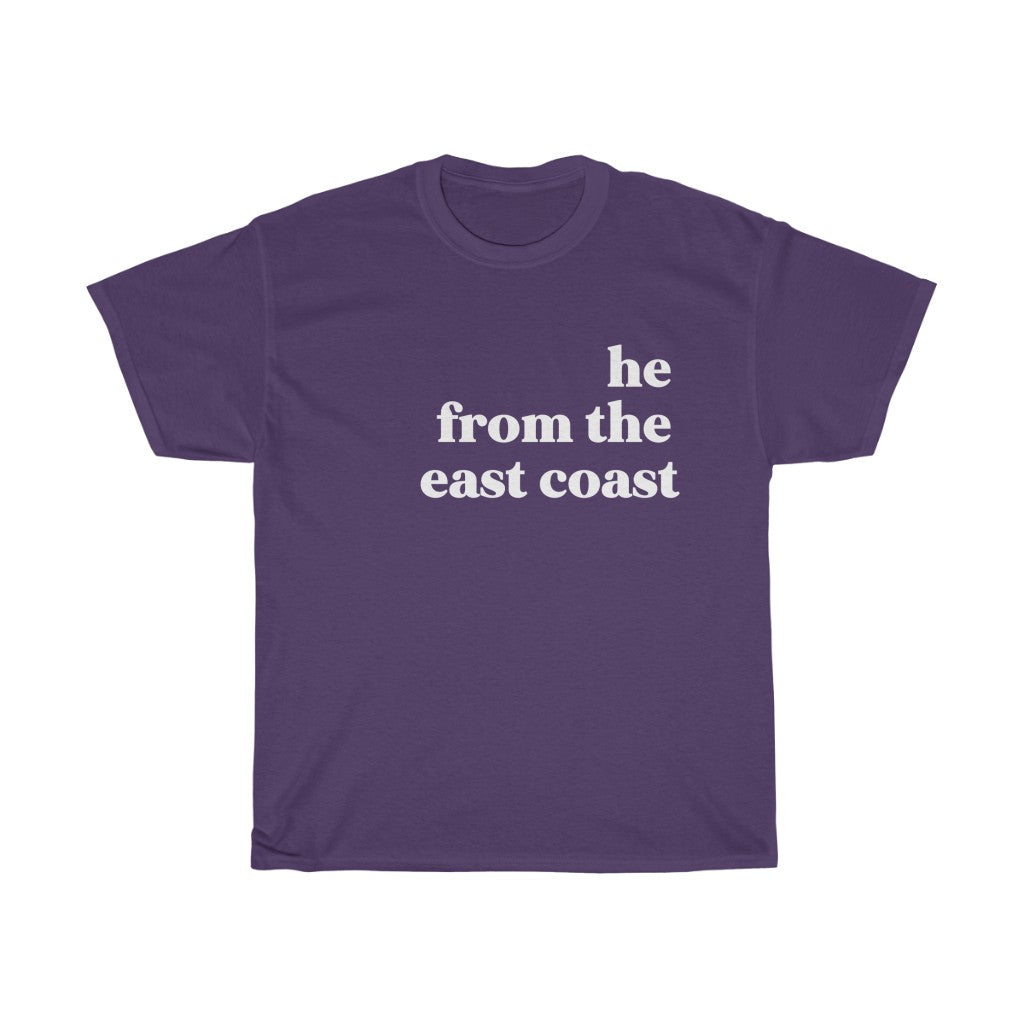 He From the East Coast - Unisex Heavy Cotton Tee