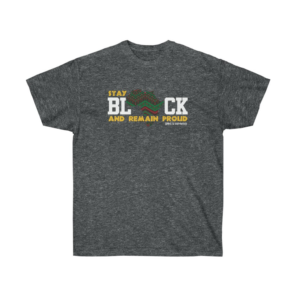 Black - Africa - Cotton Crew Tee