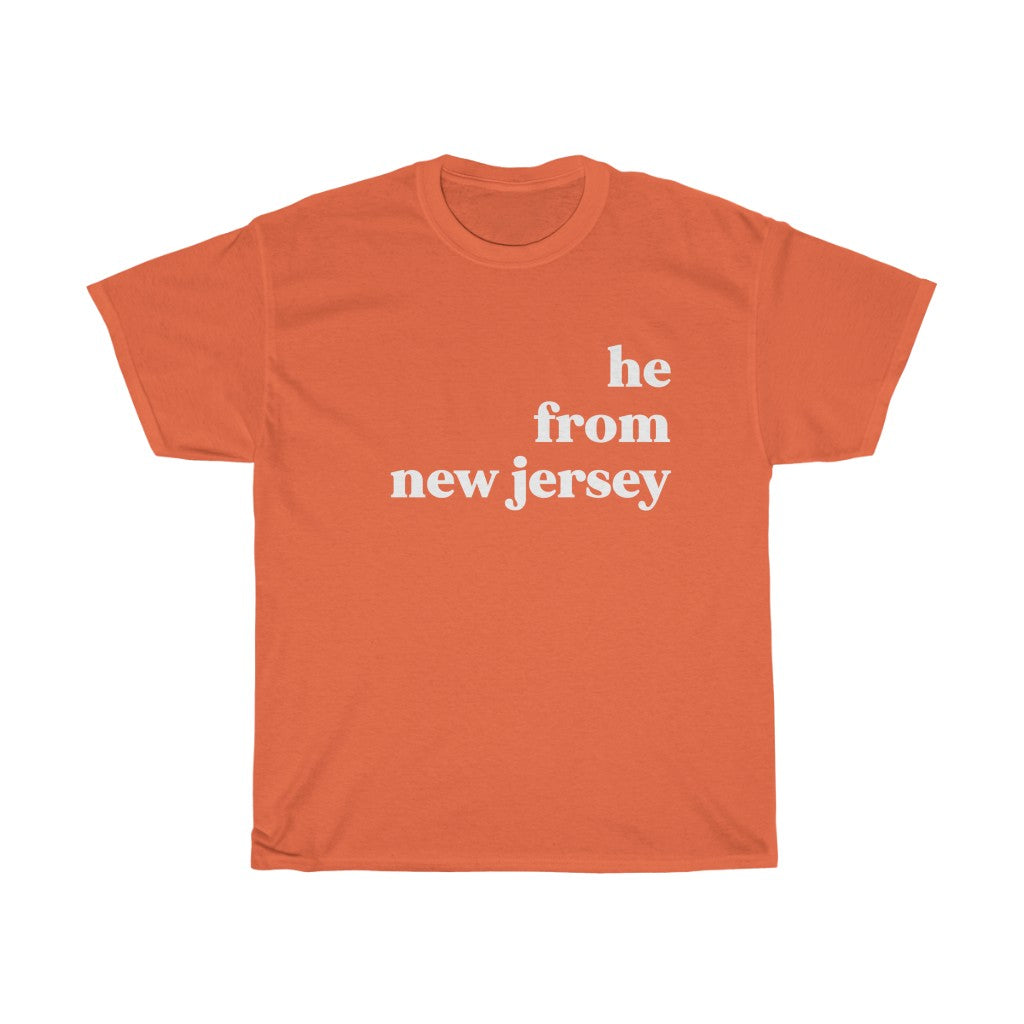He From Jersey - Unisex Heavy Cotton Tee