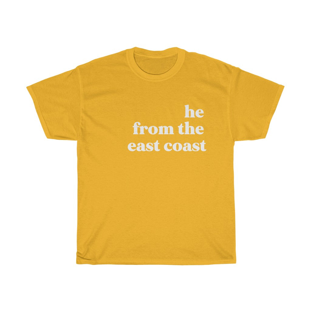 He From the East Coast - Unisex Heavy Cotton Tee