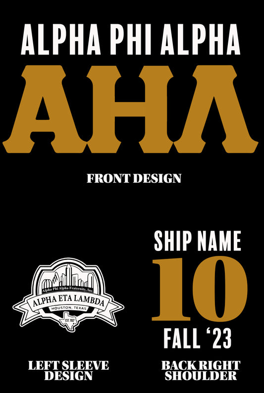 Alpha Eta Lambda Custom Crewneck/Long Sleeve Tee/SS Hoodie