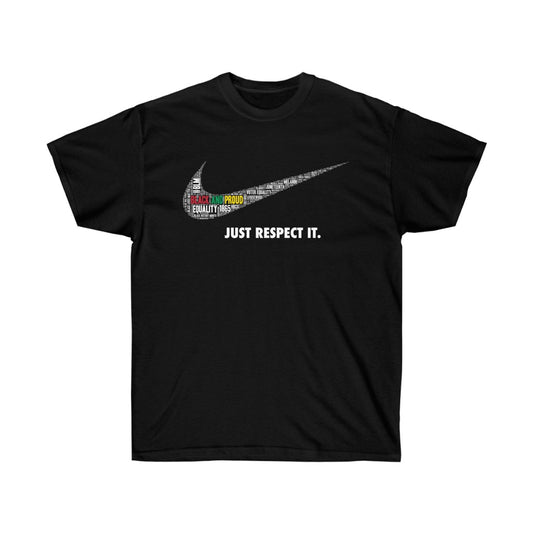BLM "Just Respect It" - Cotton Crew Tee