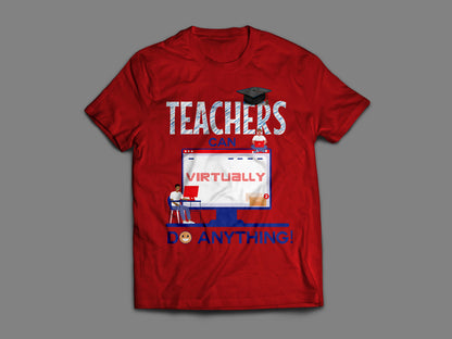 Teachers Virtually Do Anything - Red Short Sleeve