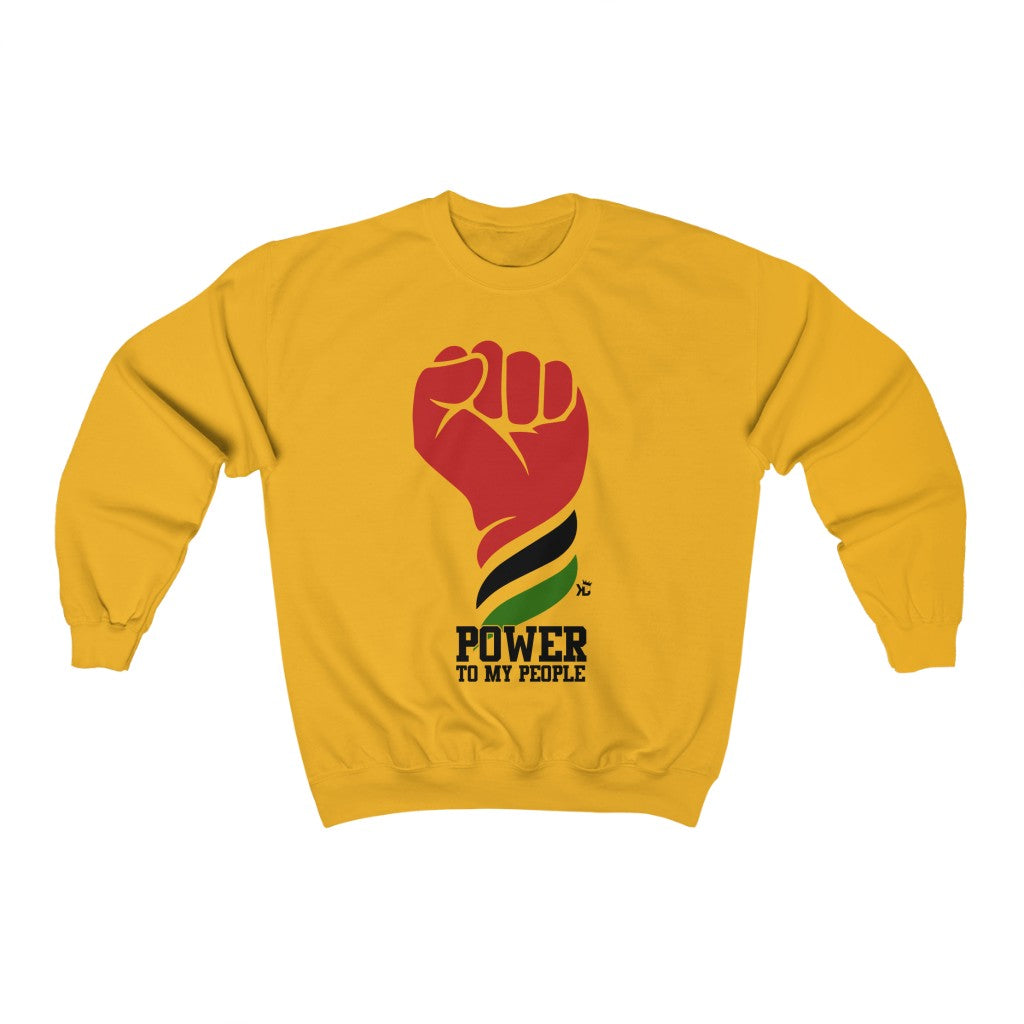 Power To My People Crewneck Sweatshirt