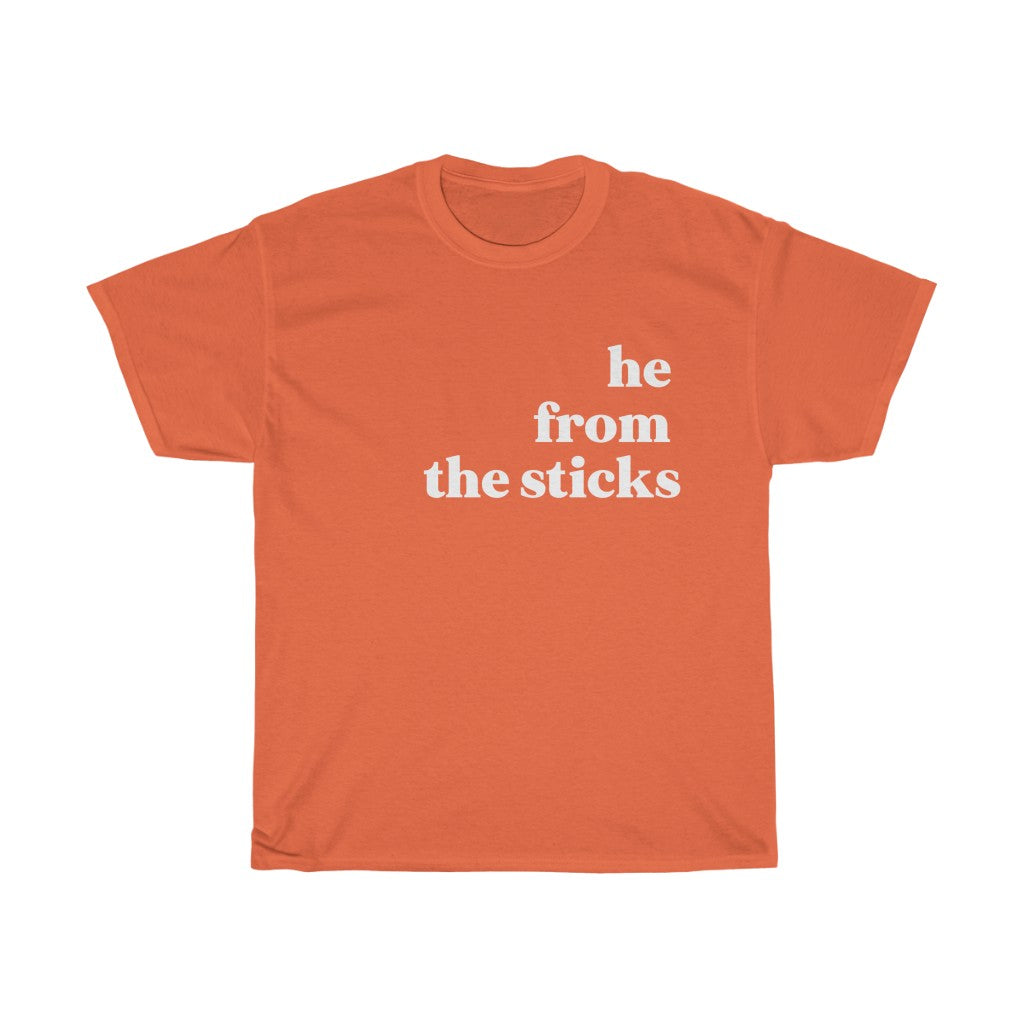He From the Sticks - Unisex Heavy Cotton Tee